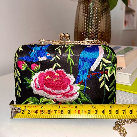 Gorgeous Boho Embroidered Satin Clutch 💕 from Urban Expressions (Etsy) - Picture 4 of 8